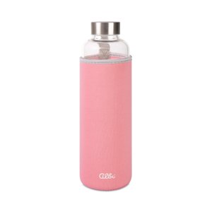 Sklenená fľaša s ružovým obalom 720 ml ALBI