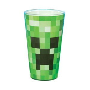 Sklenený pohár Minecraft - Creeper Epee