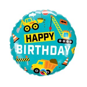 Balónik fóliový Happy Birthday stavba ALBI