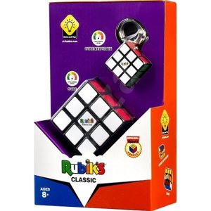 Rubikova kocka súprava klasik 3x3 + prívesok Rubik's