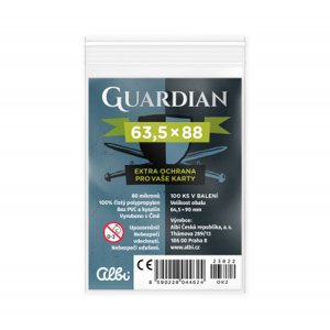 Obaly na karty Guardian pre karty 63,5 × 88 mm - 100 ks ALBI