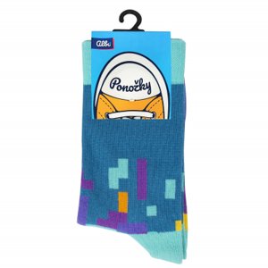 Farebné ponožky - Tetris ALBI