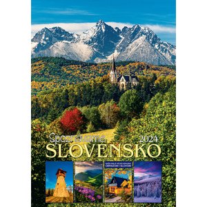 Nástenný kalendár Spoznávame Slovensko 2024