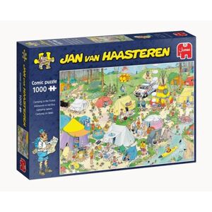Puzzle Kempovanie v lese 1000 Jan van Haasteren