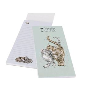 Nákupný zoznam s magnetom "Feline Good" Wrendale Designs - mačky