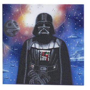 Obraz vykladanie z diamantov Darth Vader (30x30 cm)