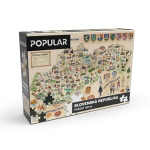 Puzzle Mapa Slovenska 160 Popular