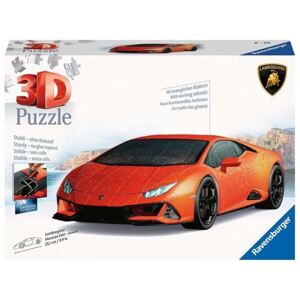 3D puzzle Lamborghini Huracán Evo oranžové 108 Ravensburger