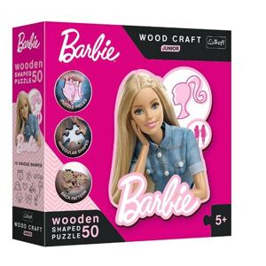Drevené puzzle Junior - Krásna Barbie 50 Trefl