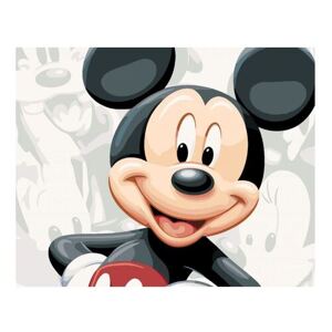 Maľovanie podľa čísel Mickey Mouse: Plagát 40x50cm Zuty