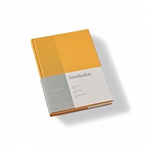 A5 Notebook Semikolon plain Golden Hour