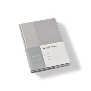 A5 Notebook Semikolon plain Moonstone
