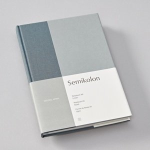 A5 Notebook Semikolon ruled Sea Salt