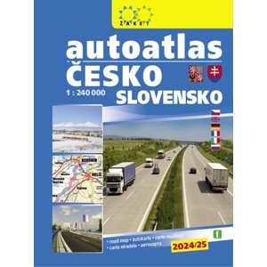 Autoatlas Česko Slovensko 1:240 000 (2024/25)