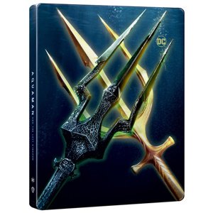 Aquaman+Aquaman a ztracené království 2BD (BD+BD) - steelbook - motiv Tridents