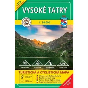 TM 113 - Vysoké Tatry 1: 50 000, 14. vydanie, 2023