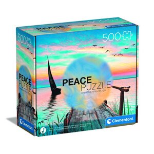 Relaxačné puzzle Peaceful Wind 500 Clementoni