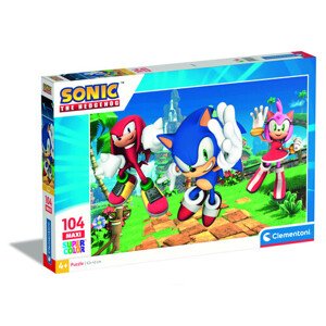 Puzzle Sonic 104 maxi Clementoni