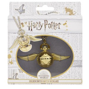 Harry Potter náhrdelník s hodinkami Zlatá strela