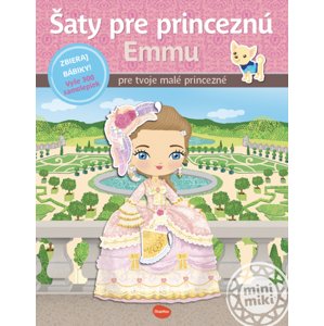 Šaty pro princeznú EMMU - Kniha samolepiek