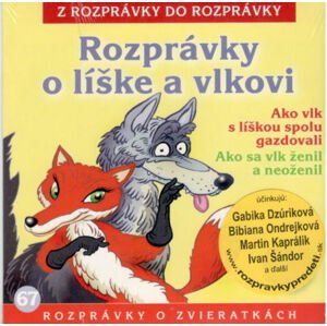 Rozprávka - O líške a vlkovi CD (kartón)