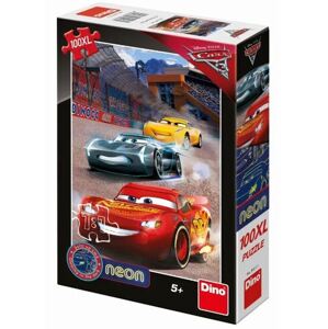 Puzzle Cars 3: Víťazné kolo 100 XL neon Dino