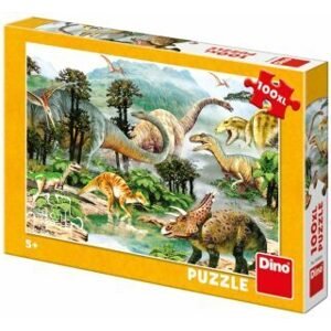 Puzzle Život dinosaurov 100 XL Dino
