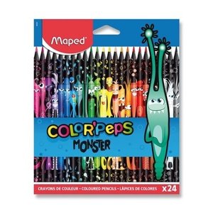 Pastelky MAPED Color' Peps Monster 24 ks
