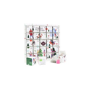 English Tea Shop Bio Adventný puzzle kalendár, 25 pyramíd