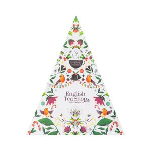 English Tea Shop Bio Čajový adventný kalendár Triangel, 25 pyramíd