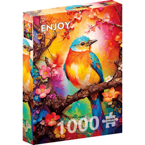 Puzzle Farebný vtáčik 1000 Enjoy