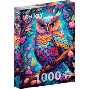 Puzzle Oslnivá sova 1000 Enjoy