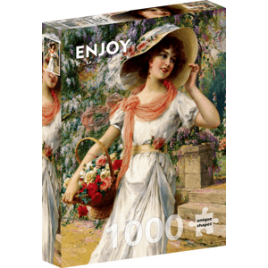 Puzzle Emile Vernon: The Flower Garden 1000 Enjoy
