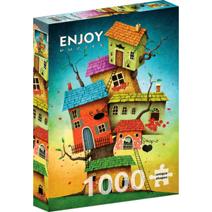 Puzzle Rozprávkové domčeky 1000 Enjoy