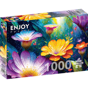 Puzzle Kvety v daždi 1000 Enjoy