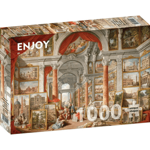 Puzzle Paolo Panini: Views of Modern Rome 1000 Enjoy