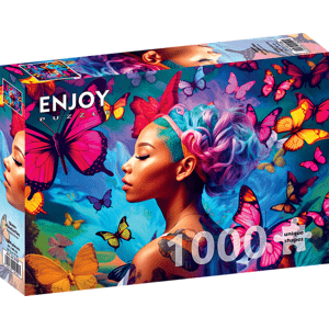 Puzzle Kráľovná motýľov 1000 Enjoy