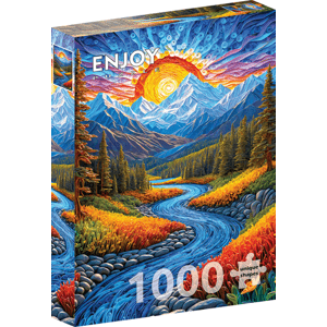 Puzzle Východ slnka 1000 Enjoy