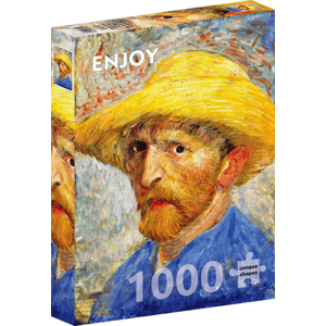 Puzzle Vincent Van Gogh: Self-portrait with a Straw Hat 1000 Enjoy