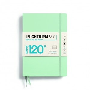 Zápisník LEUCHTTURM1917 edícia 120G Mint Green, 203 p., riadkovaný