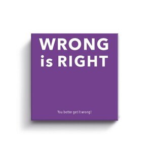 Hra Wrong is Right (hra v angličtine)