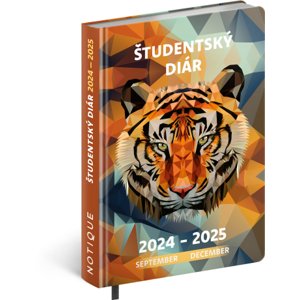 Študentský diár Tiger (september 2024 – december 2025), 9,8 × 14,5 cm