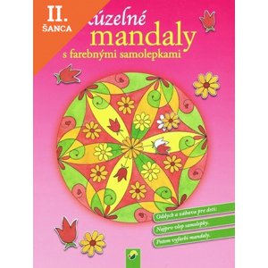 Lacná kniha Kúzelné mandaly s farebnými samolepkami (ružová)