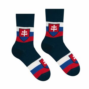 Detské ponožky Slovensko HestySocks (veľkosť: 30-34)