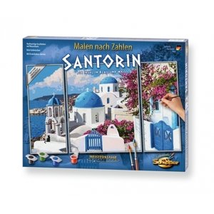Maľovanie podľa čísel Santorini- (50x80 cm) Schipper