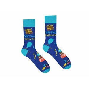 Unisex ponožky Všetko najlepšie Paradoo (veľkosť: 36-40)