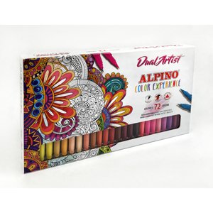 Alpino darčekové balenie 72 ks fixiek Color Experience s dvojitým hrotom