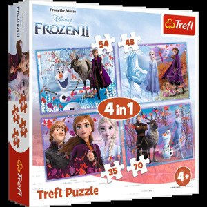 Puzzle Disney Frozen 4v1 Trefl