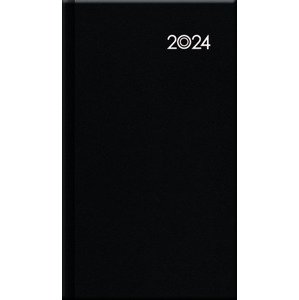 Mini diár FALCON čierny 2024