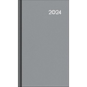 Mini diár FALCON sivý 2024